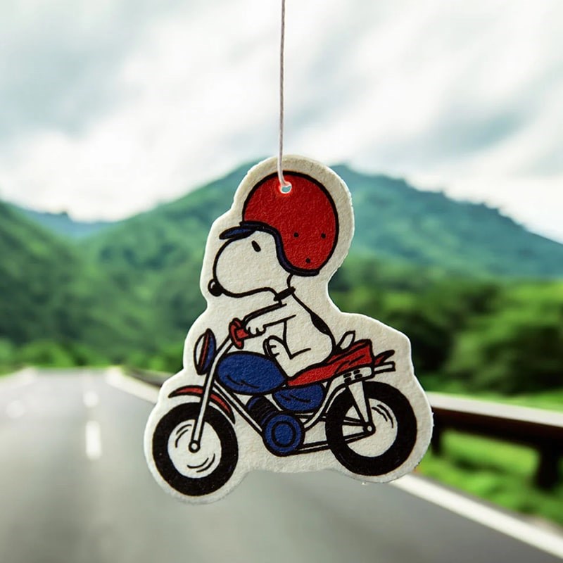 3P4 X Peanuts Air Freshener - Snoopy Motorcycle