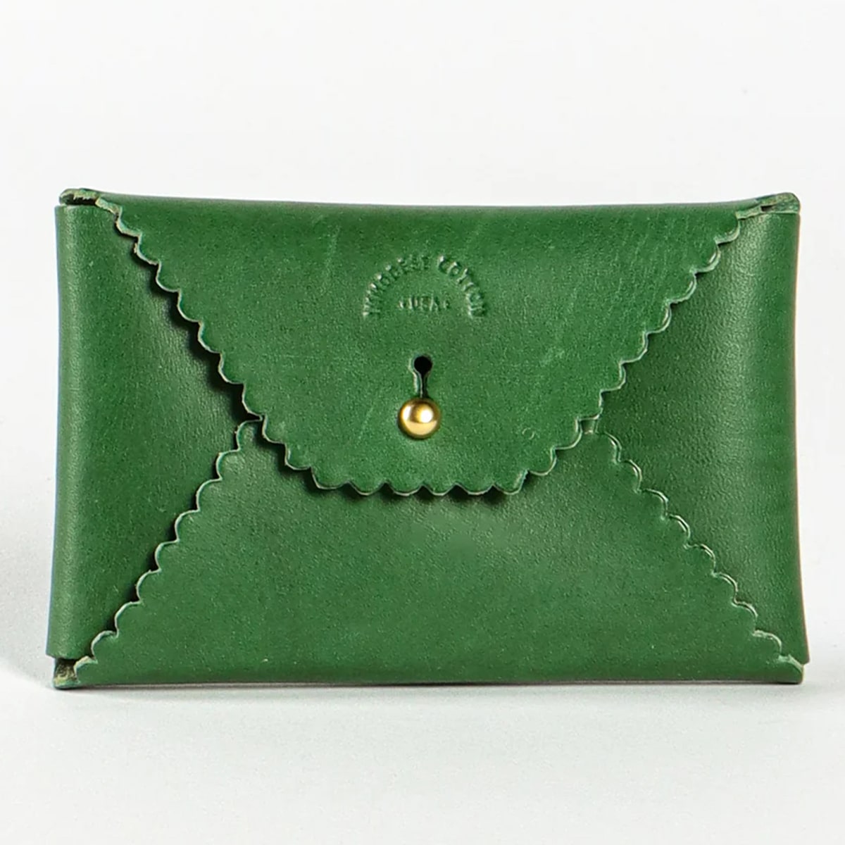 Scallop Wallet - Pine + Robin's Egg